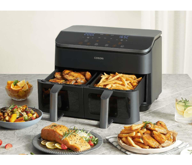 Cosori Air Fryer Dual Basket kosz ceramiczny 8,5L - 1603348 - zdjęcie 10